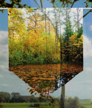 Heidesee Scheibenhänger spitz - Gardine